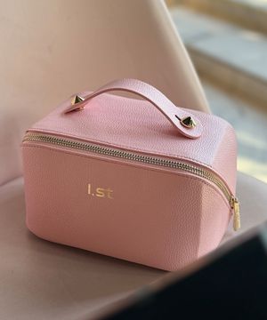 핑크 스퀘어 트래블 파우치