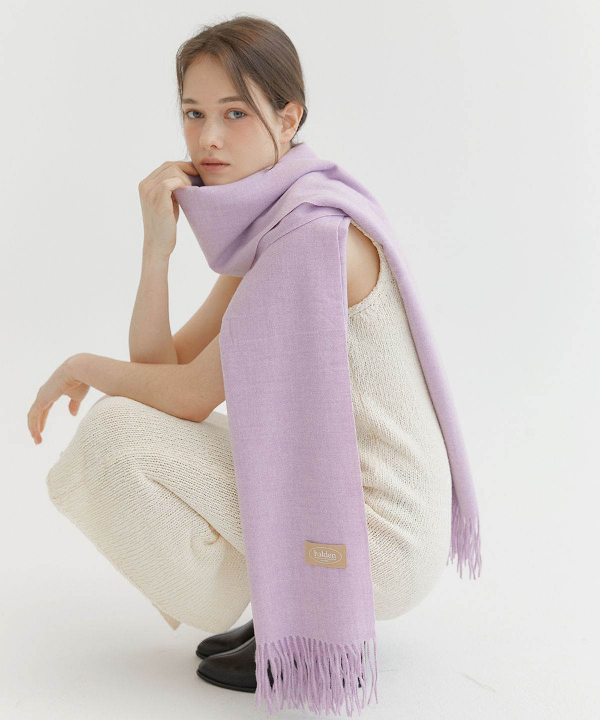 할렌(HALDEN) premium mild muffler (M029_light purple)