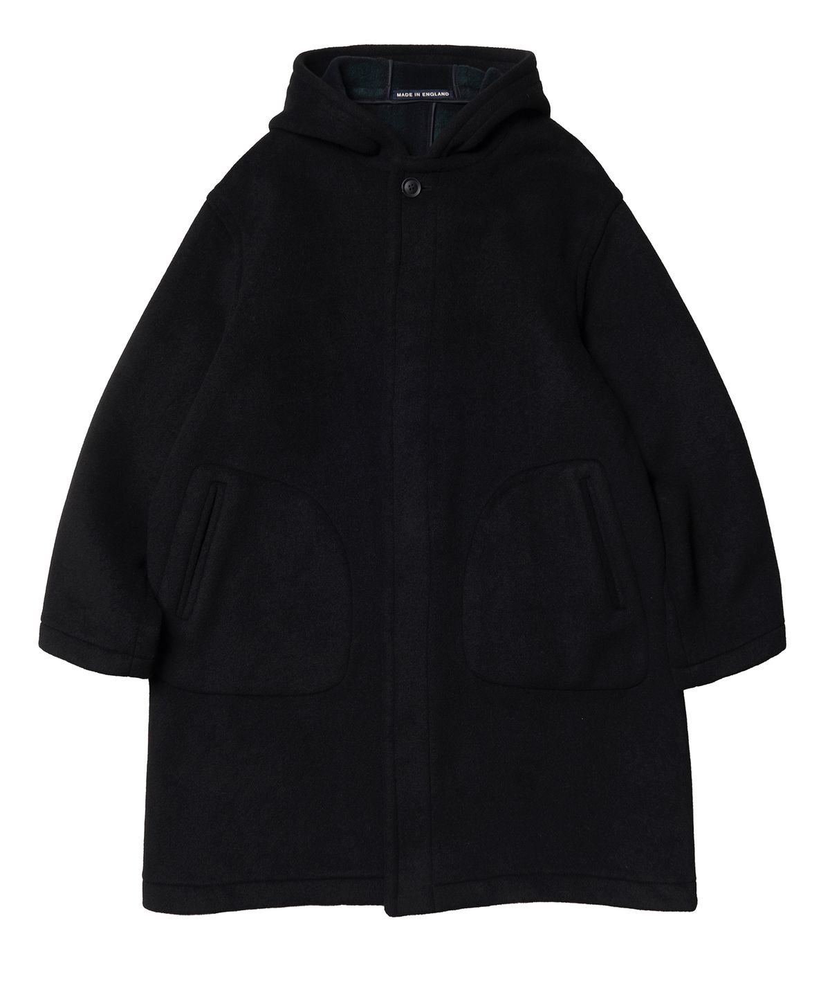 런던트레디션(LONDONTRADITION) Seaton Mens Oversize Coat - Black BW A41