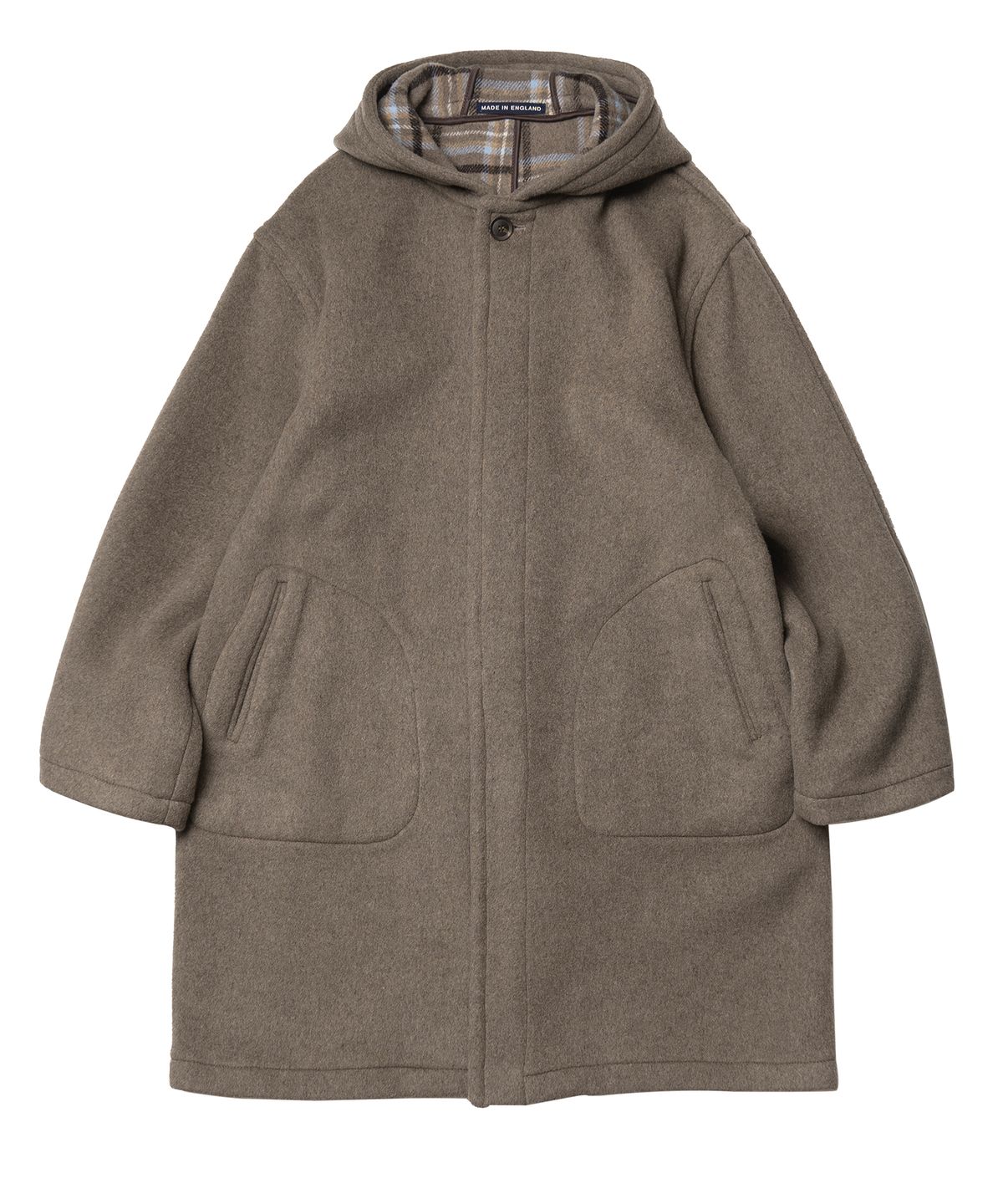 런던트레디션(LONDONTRADITION) Seaton Mens Oversize Coat - Mushroom A08