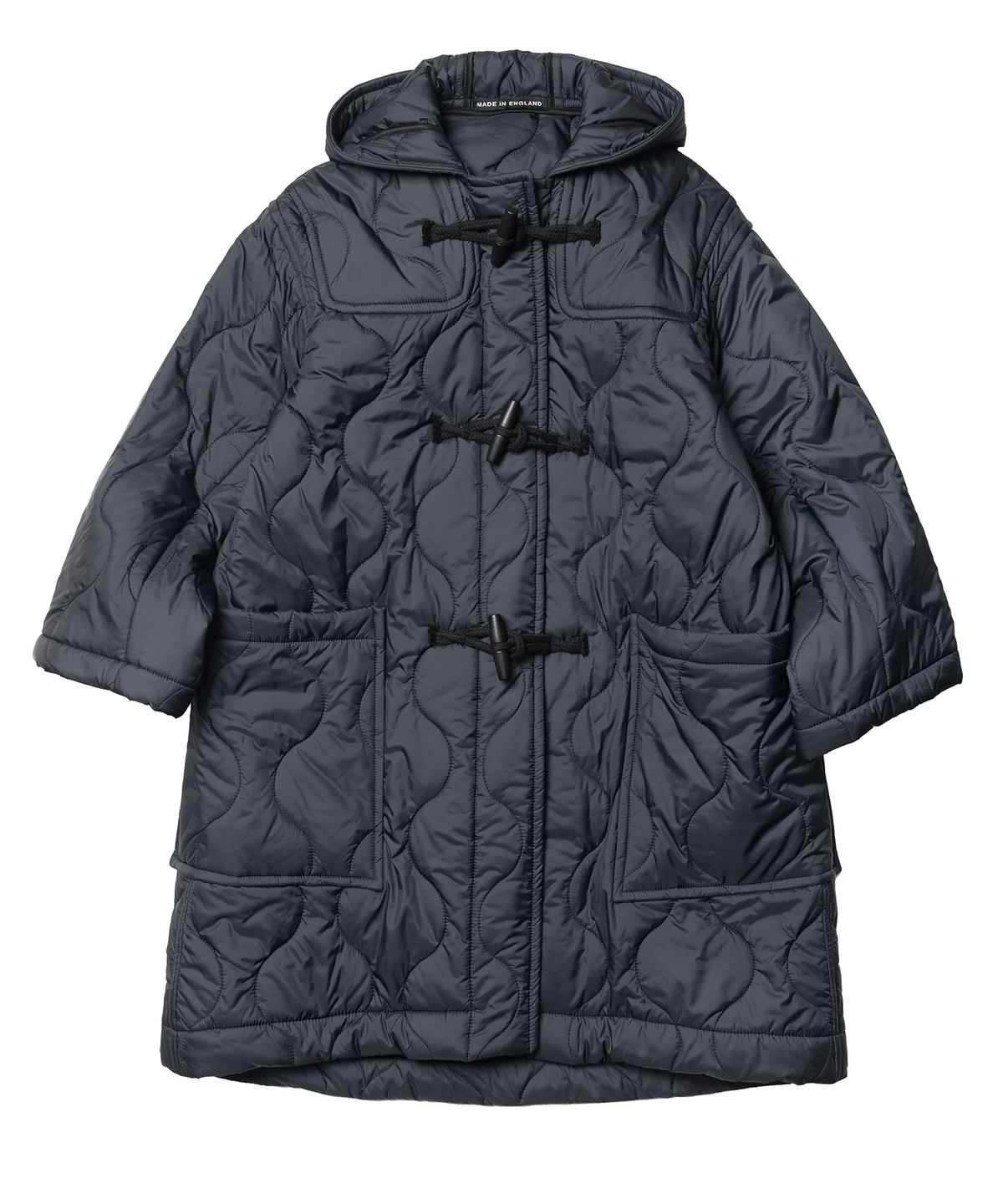 런던트레디션(LONDONTRADITION) Melina Ladies Quilted Coat - Black 60
