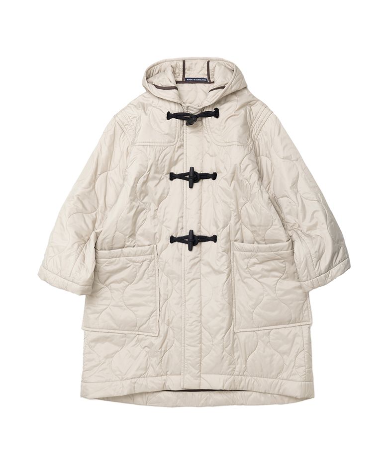 Melina Ladies Quilted Coat - Natural Clay