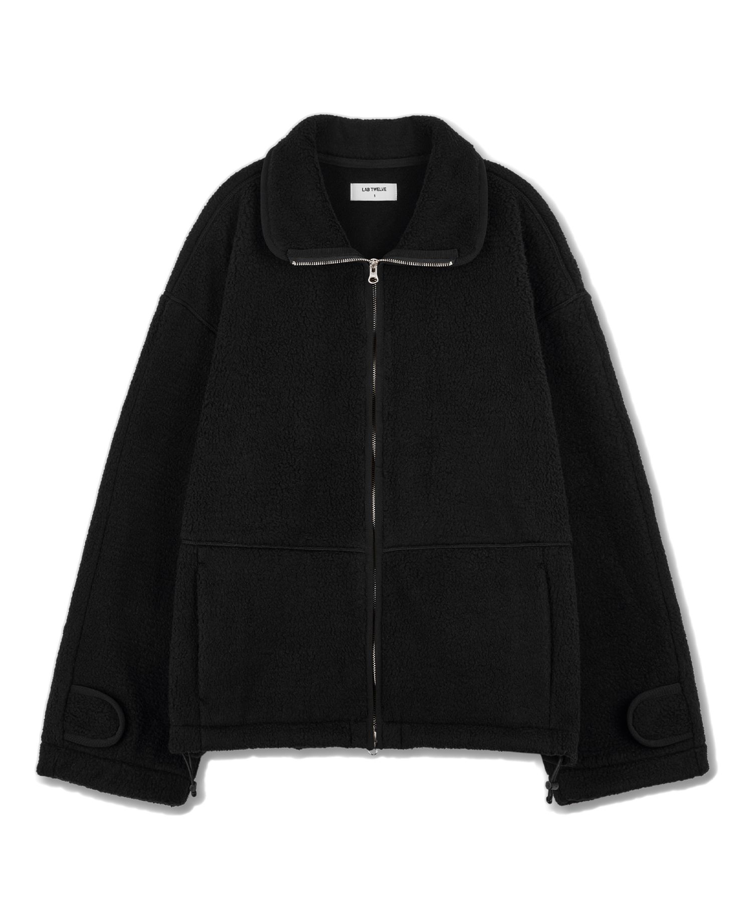 MUSINSA公式 | LAB TWELVE 23F/W ハイネックフリースジップアップ 