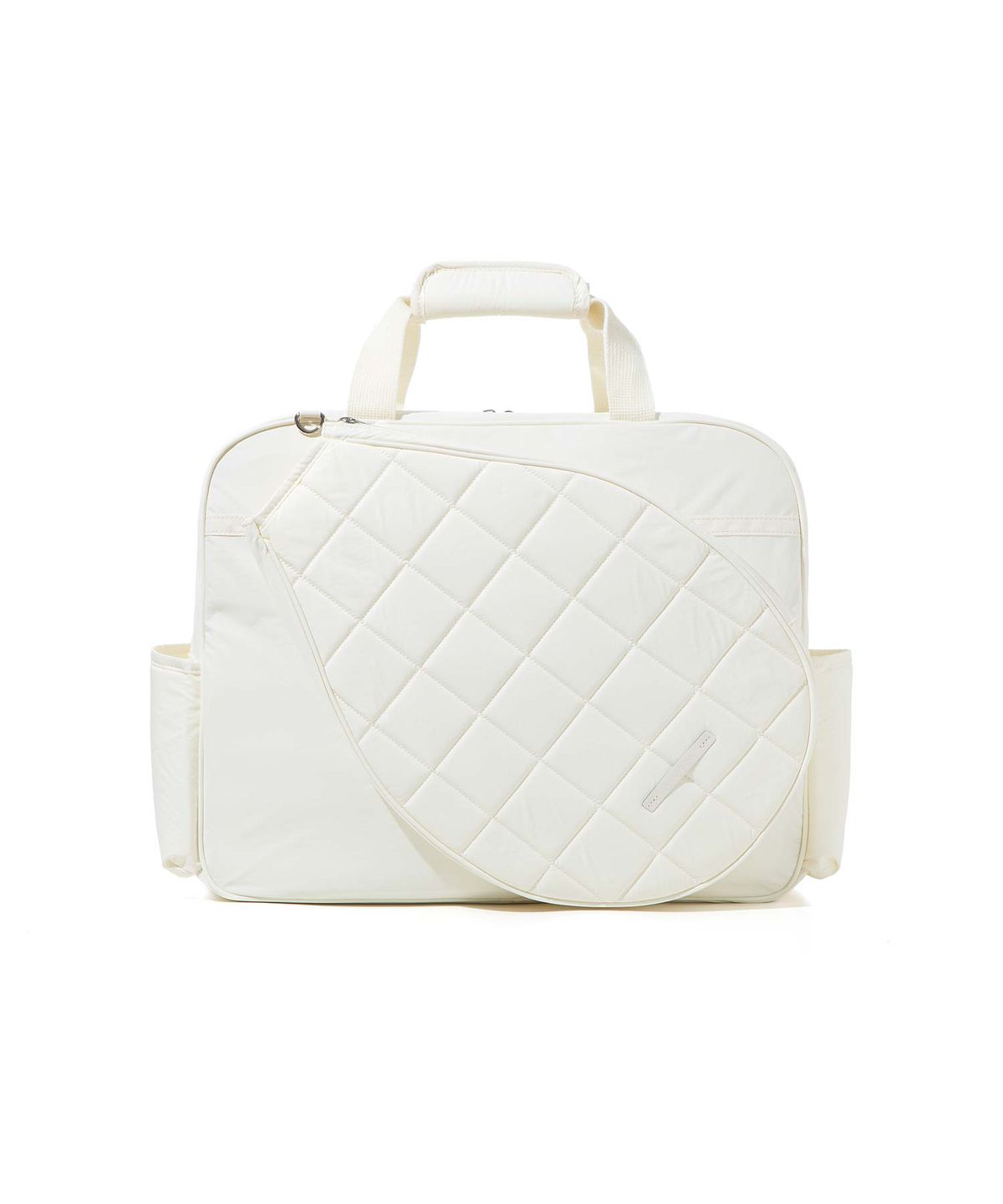 러브포티(LOVEFORTY) QUILTING RACKET TOTEBAG WASHED LEMON