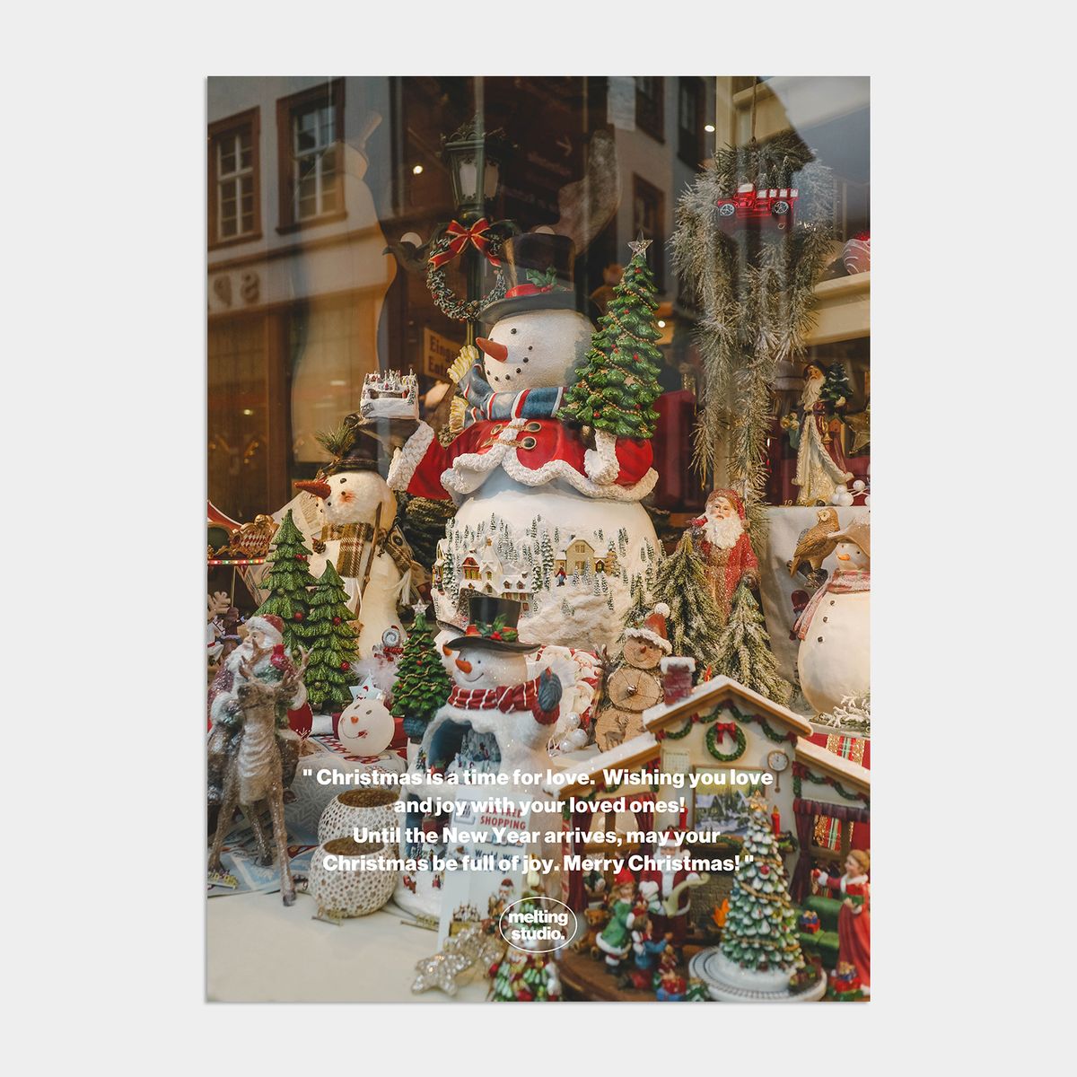 멜팅스튜디오(MELTING STUDIO) 윈터 원더랜드 크리스마스 인테리어 포스터 / 35. Christmas toy shop
