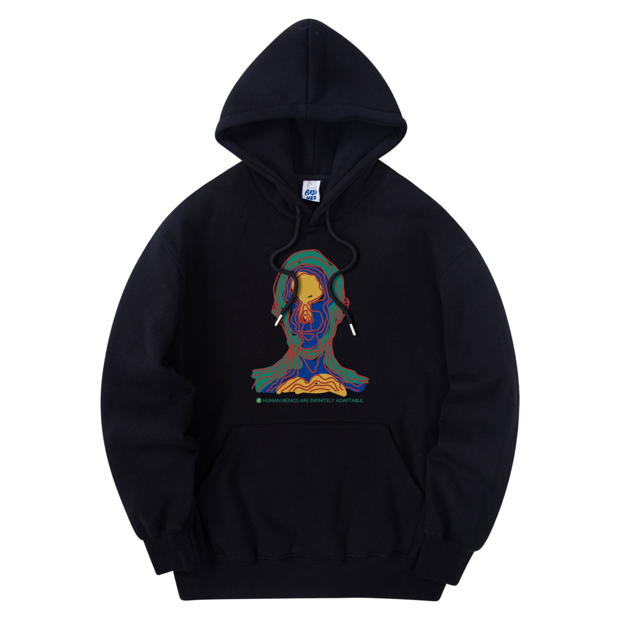 [RADINEO]★ 韓国人気★HUMANITY HOODIE MUSINSA | RADINEO Humanity Hoodie Black