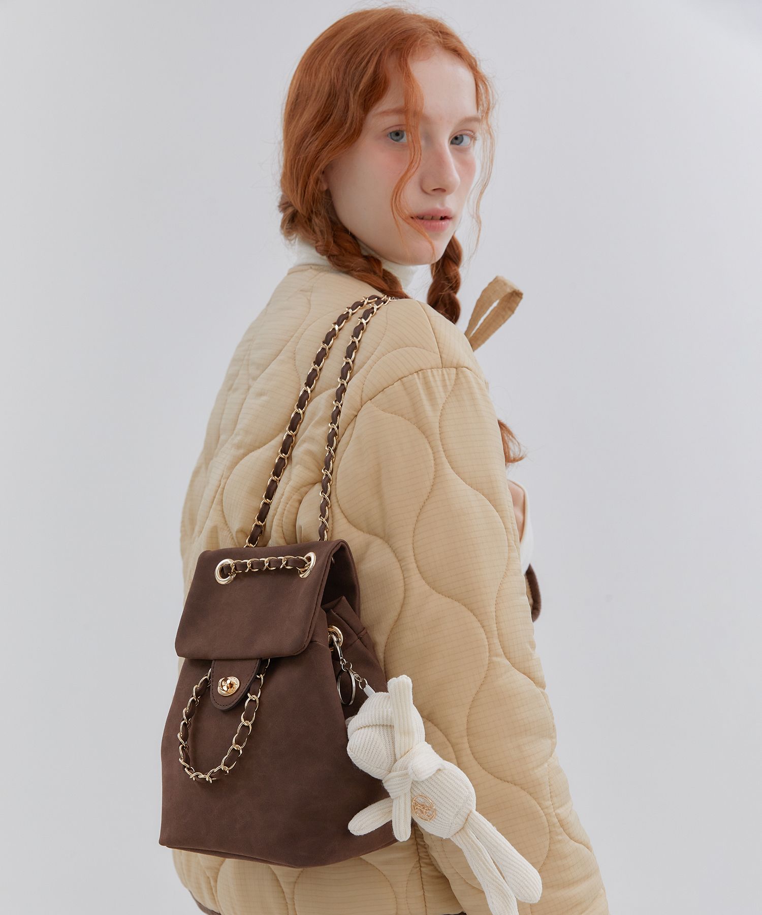 MUSINSA公式 | ANOETIC ANC CLASSIC BACKPACK_SUEDE BROWN