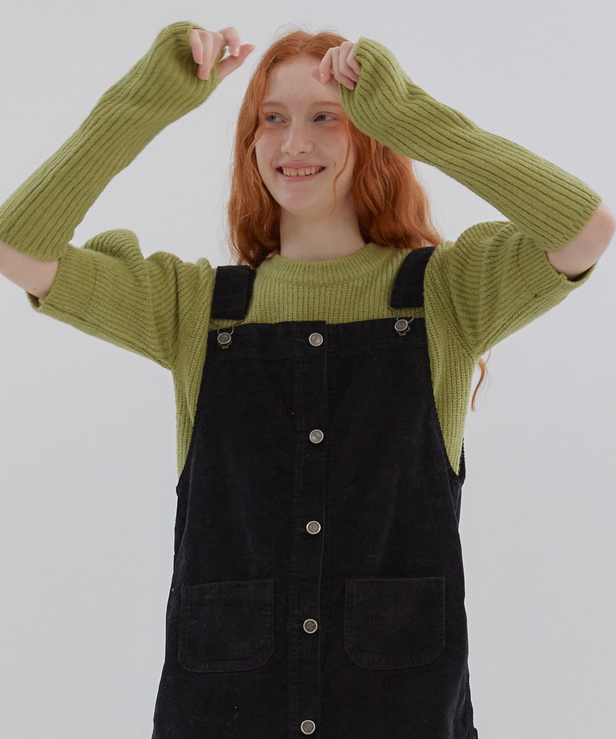 아노에틱(ANOETIC) WARMER KNIT SWEATER_GREEN