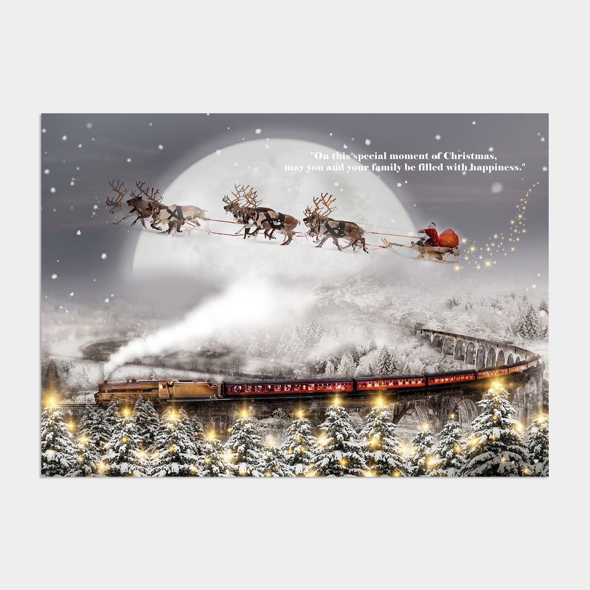 멜팅스튜디오(MELTING STUDIO) 윈터 원더랜드 크리스마스 인테리어 포스터 / 57. Magic christmas