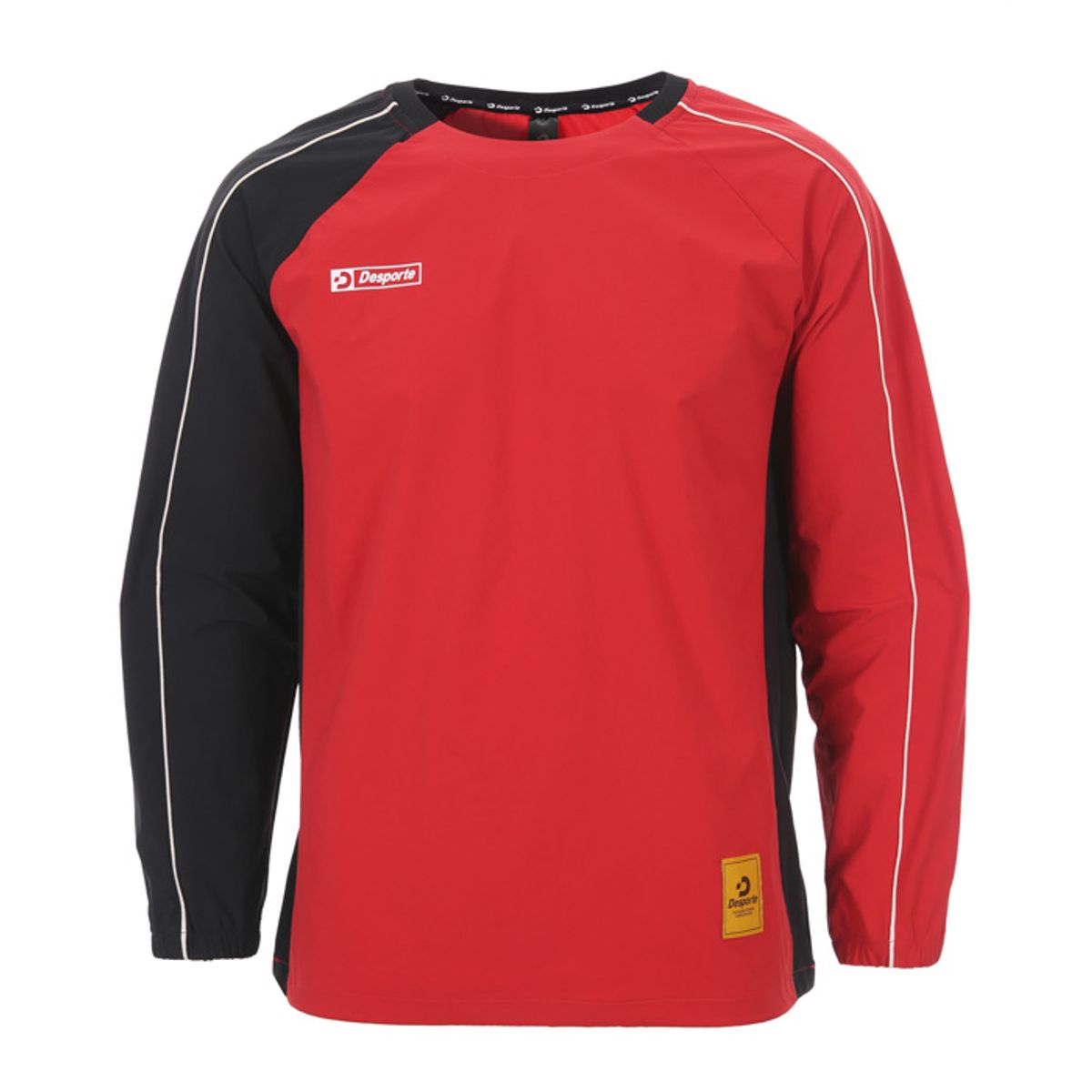 데스포르치(DESPORTE) 루씨르 풋볼 트레이닝 탑 (RED/BLK)