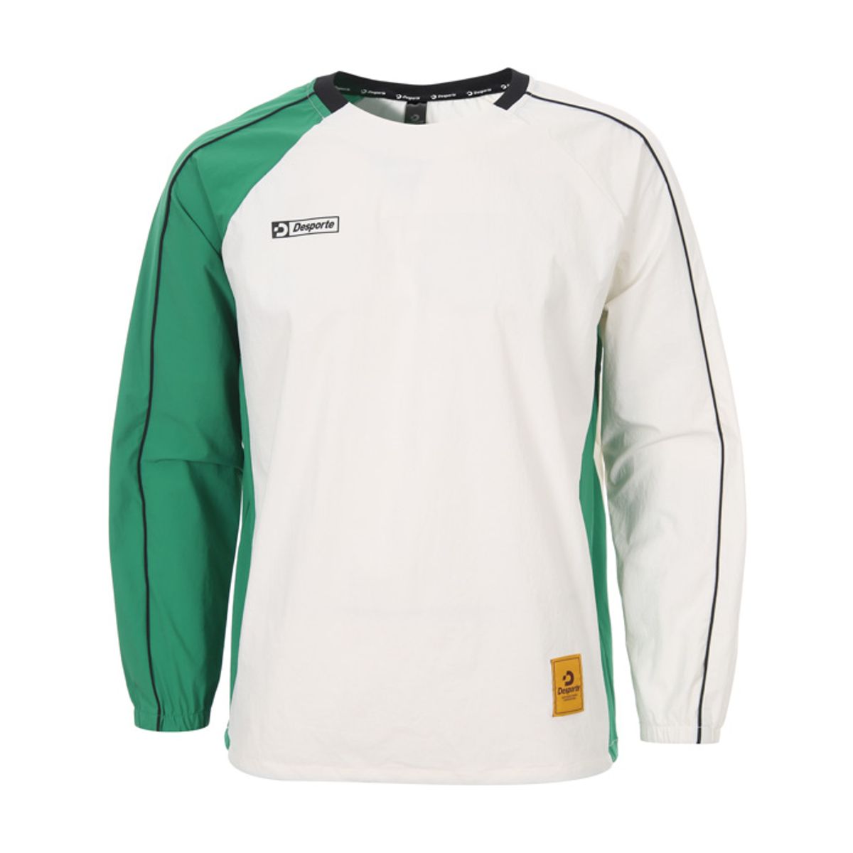 데스포르치(DESPORTE) 루씨르 풋볼 트레이닝 탑 (WHT/GRN)