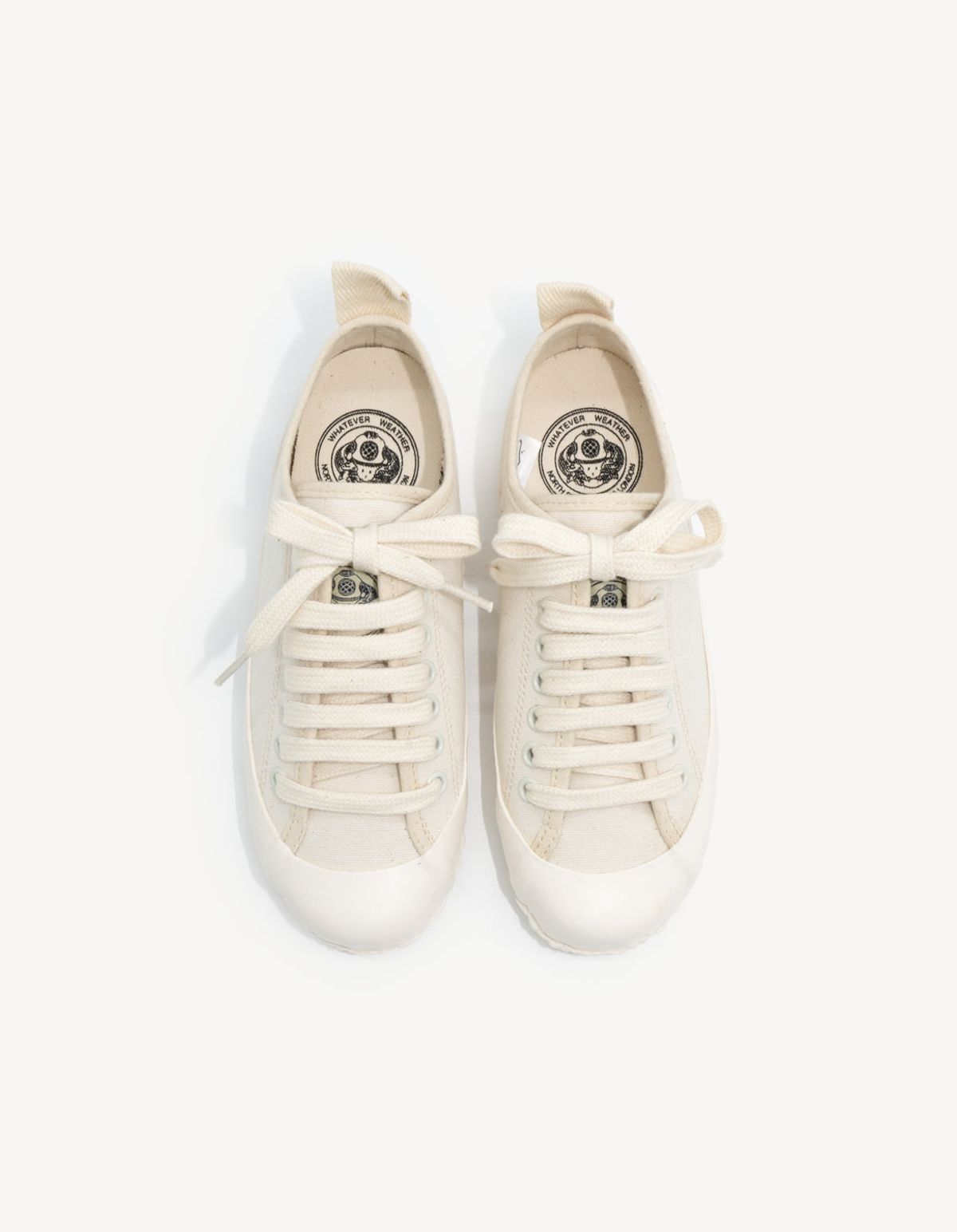 노스 씨 클로딩(NORTH SEA CLOTHING) 마린 타입 2 레이스업 데크 슈즈 에크루