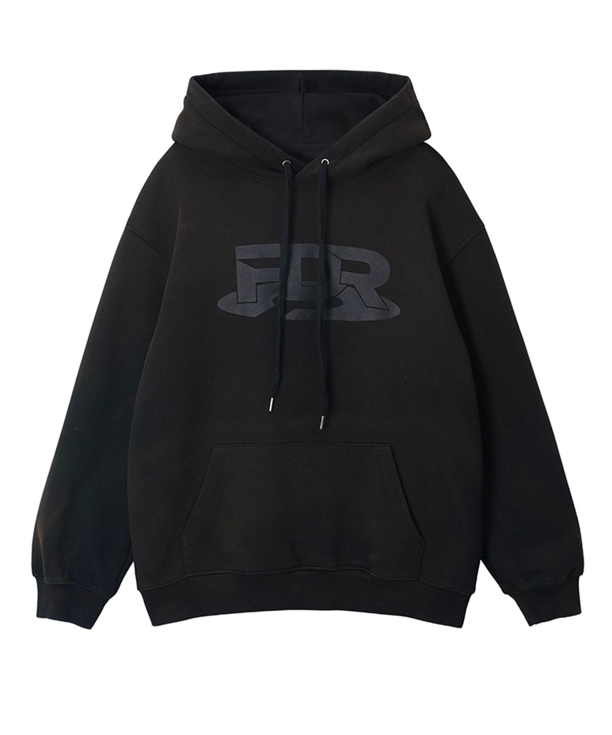 에프디알(FDR) Two Tone Garment Washed FDR Hood_Black+Orange