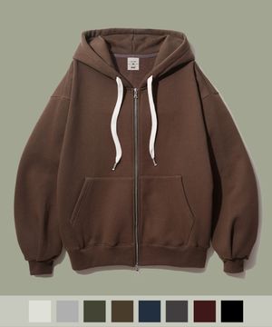 유스풀 벌룬 후드집업 브라운 SJHD1327