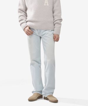 스트레이트 5 포켓 데님 팬츠 - 스카이 블루 / UTR500DE0017483