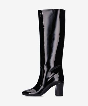 페이턴트 레더 롱 부츠 - 블랙 / 7576011TV001000