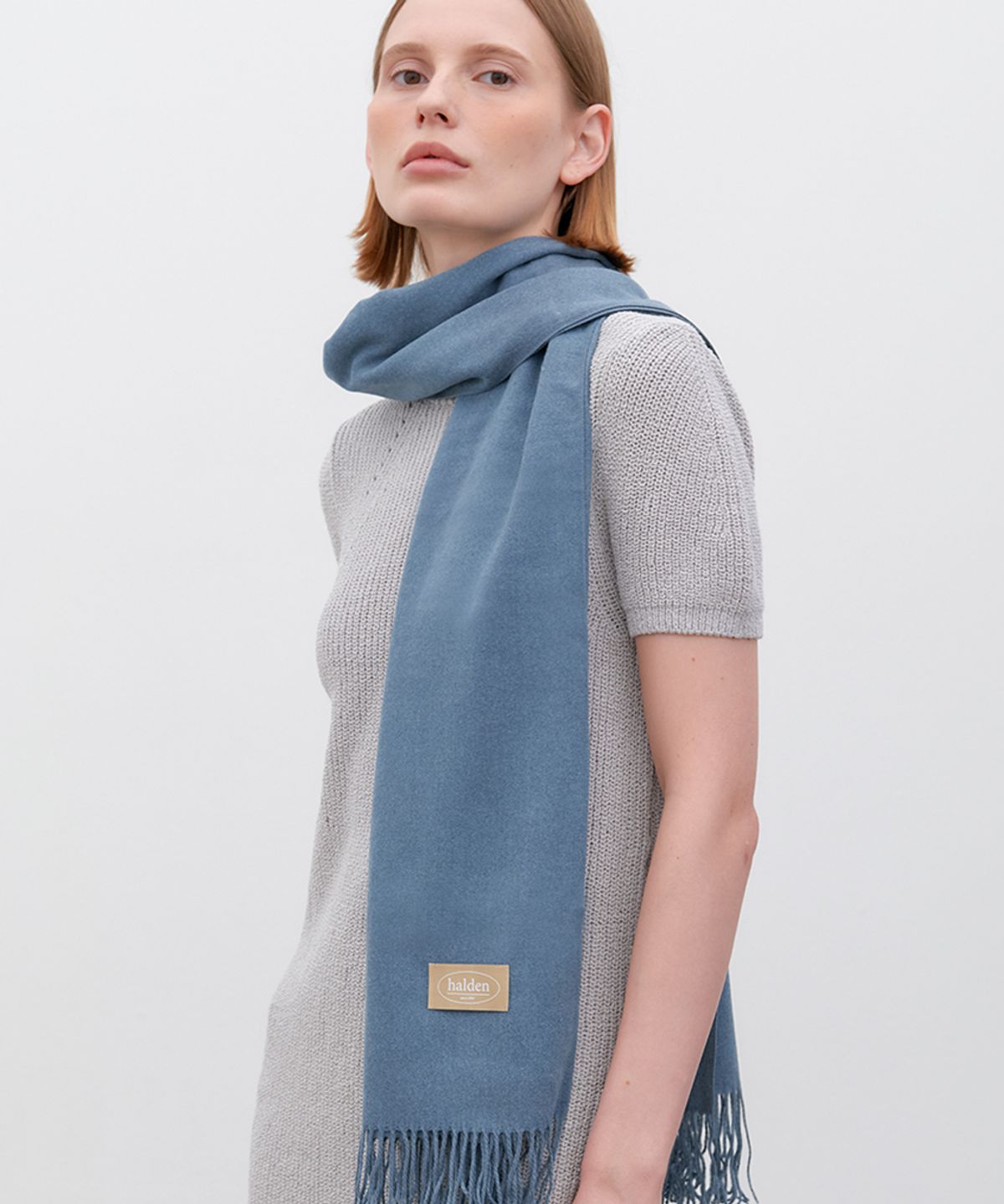 할렌(HALDEN) solid soft muffler (M027_sky)