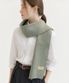 knit wool muffler (M028_light green)