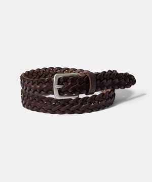 mesh square belt (T007_brown)