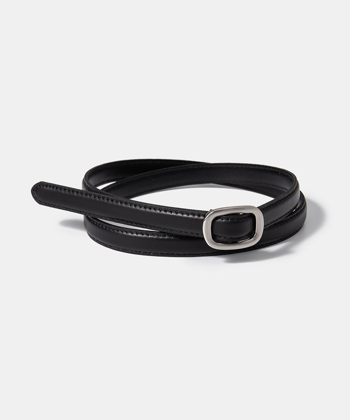 할렌(HALDEN) (W) simple slim belt (T008_black)