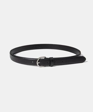 (W) classic round belt (T009_black)