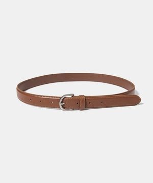 (W) classic round belt (T009_tan)