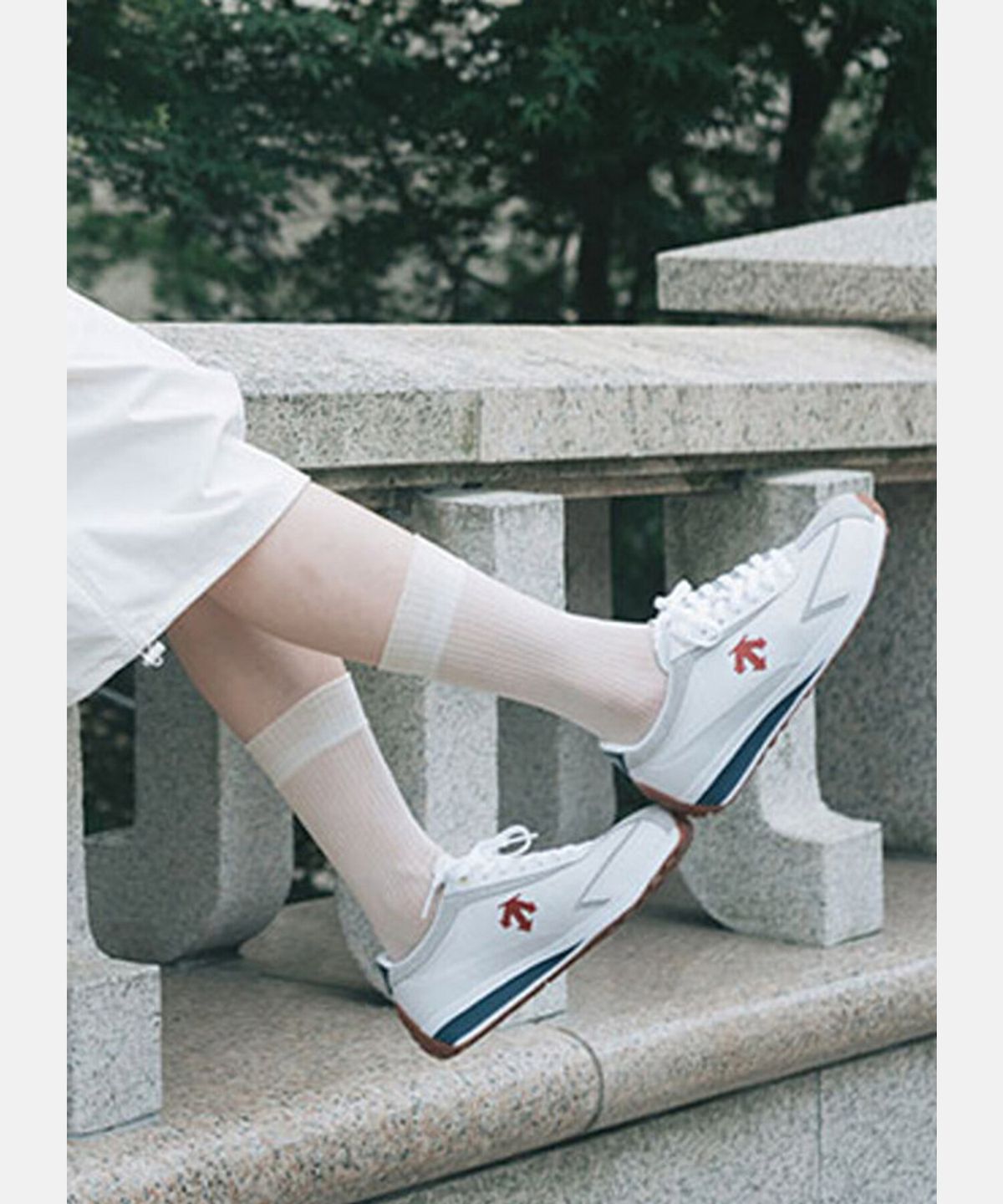 데상트(DESCENTE) 크론 레이서 레드 네이비 SR113LCR11