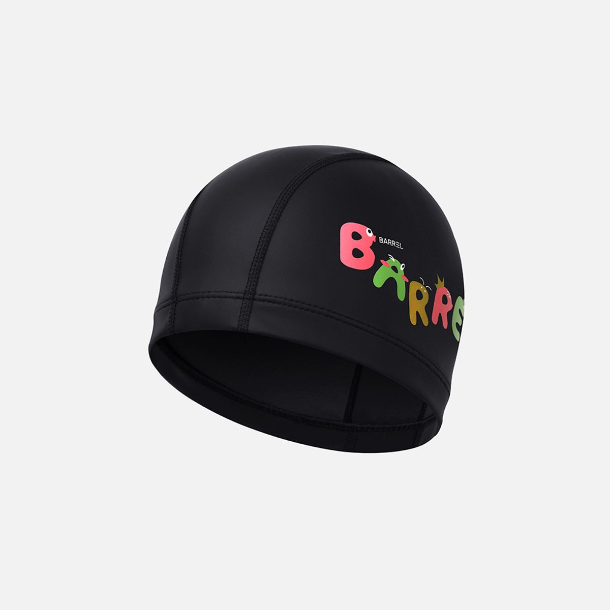 배럴(BARREL) 키즈 젤리 실리콘 코팅 스윔 캡 블랙 (B4SKASC005BLK)