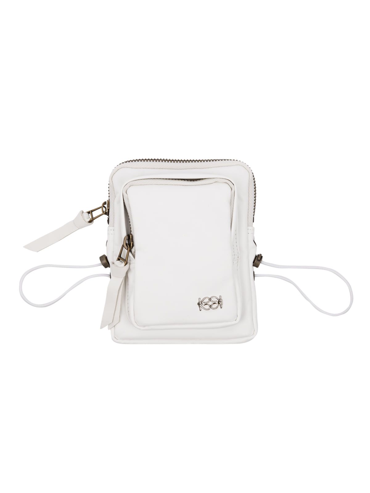 기준(KIJUN) Pleather Mini Bag White