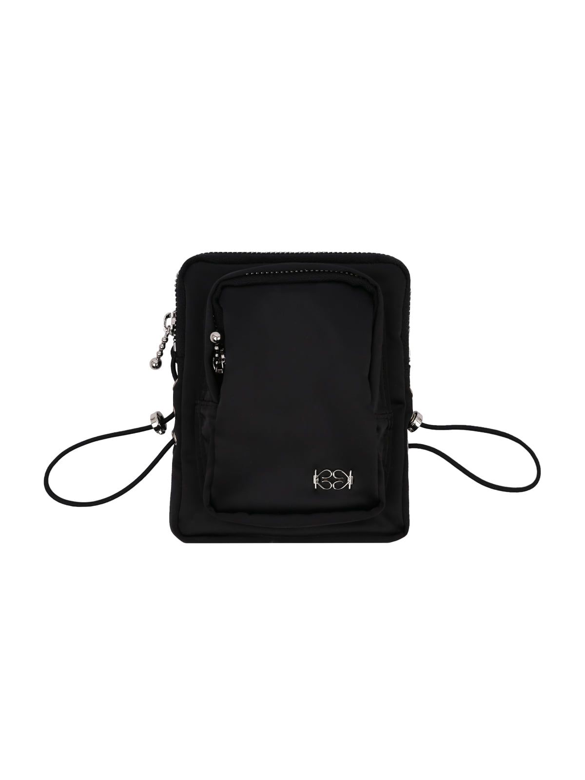 MUSINSA | KIJUN Satin Mini Bag Black 