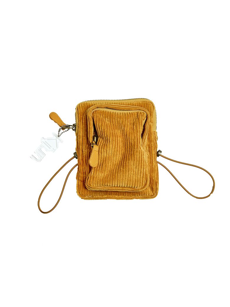 Corduroy Mini Bag Mustard