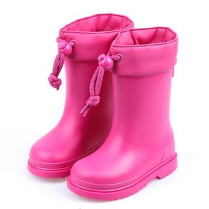 츄포 레인부츠 핫핑크