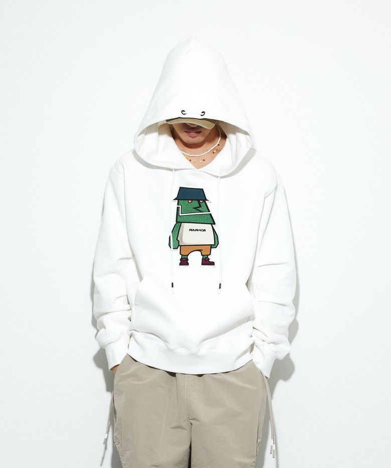 COBBLESTONE STONIE HOODIE T09-WHITE
