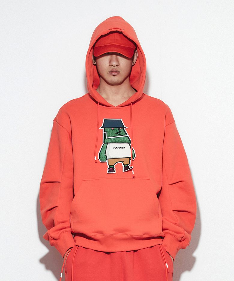 COBBLESTONE STONIE HOODIE T09-ORANGE