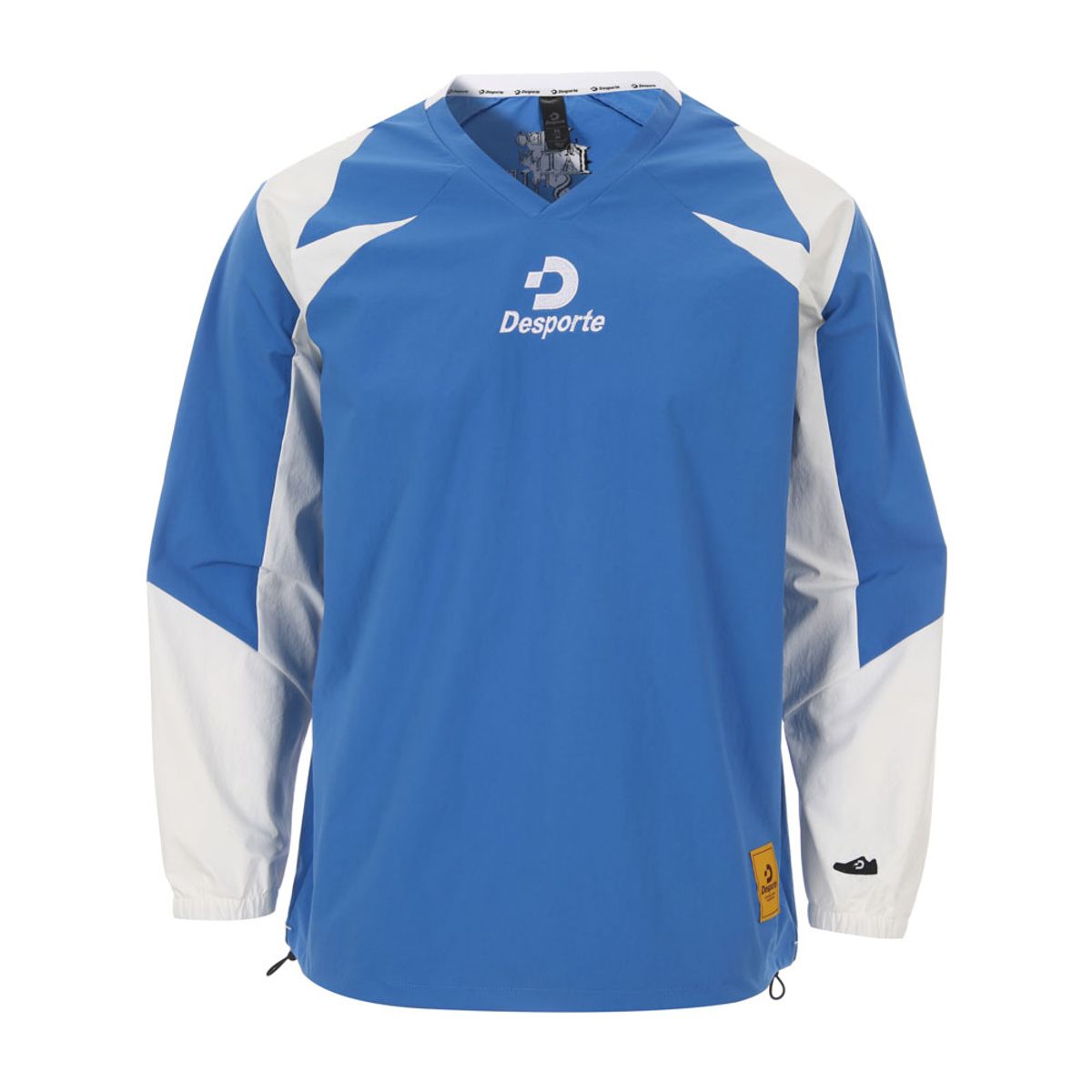 데스포르치(DESPORTE) 루씨르 풋볼 트레이닝 탑 (오버핏) BLU/WHT
