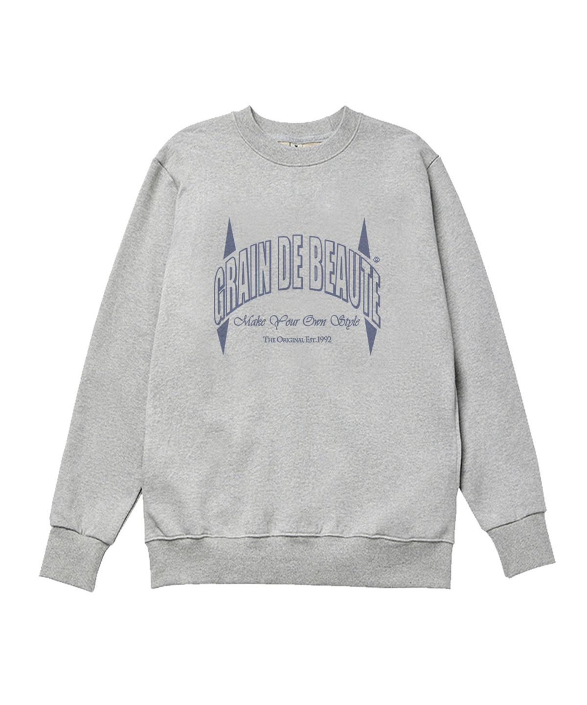 그랭드보떼(GRAIN DE BEAUTE) ARCH LOGO SWEAT [GRAY]