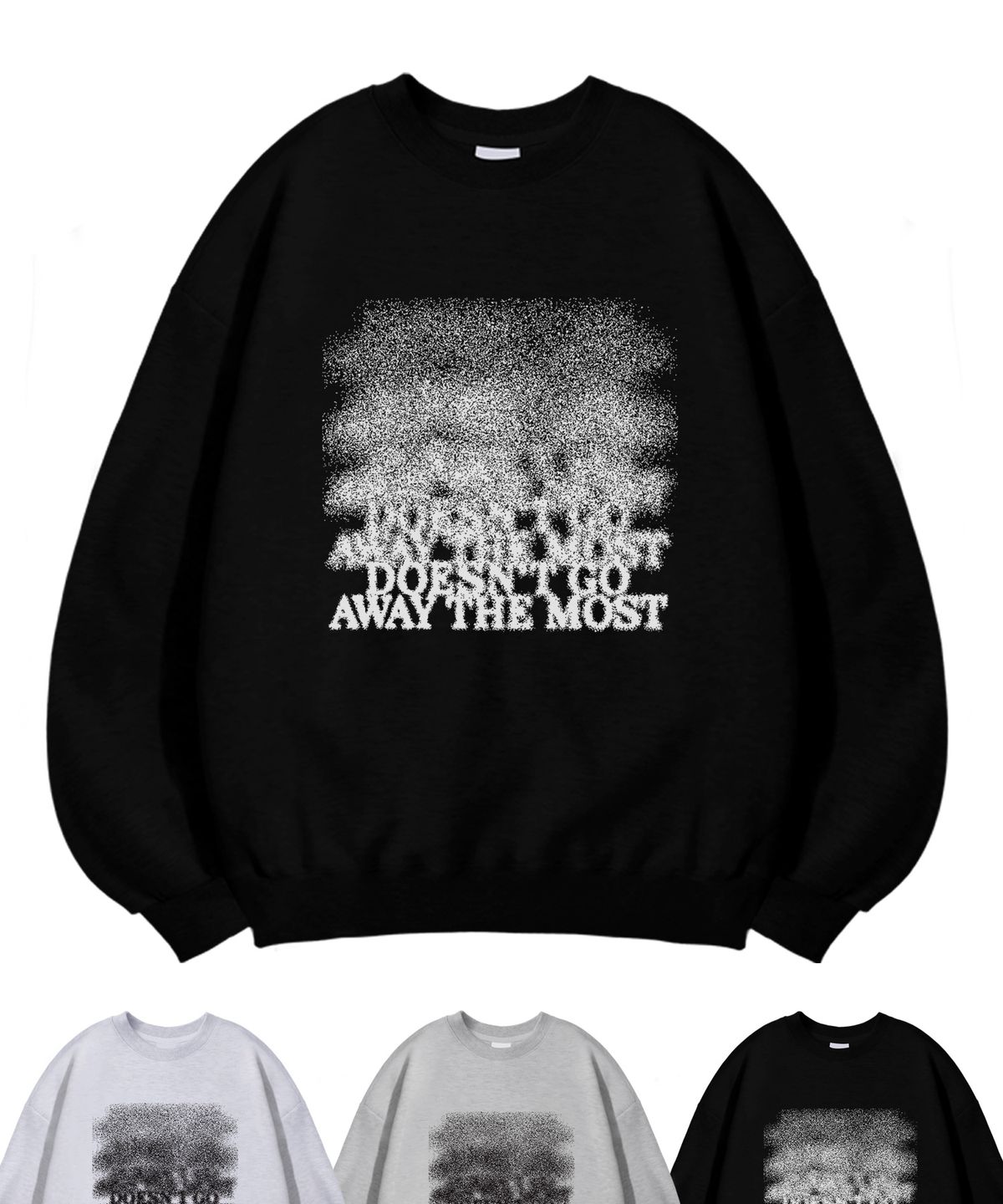 라이크더모스트(LIKE THE MOST) 디졸브 어웨이 모스트 오버 스웨트셔츠 3colors
