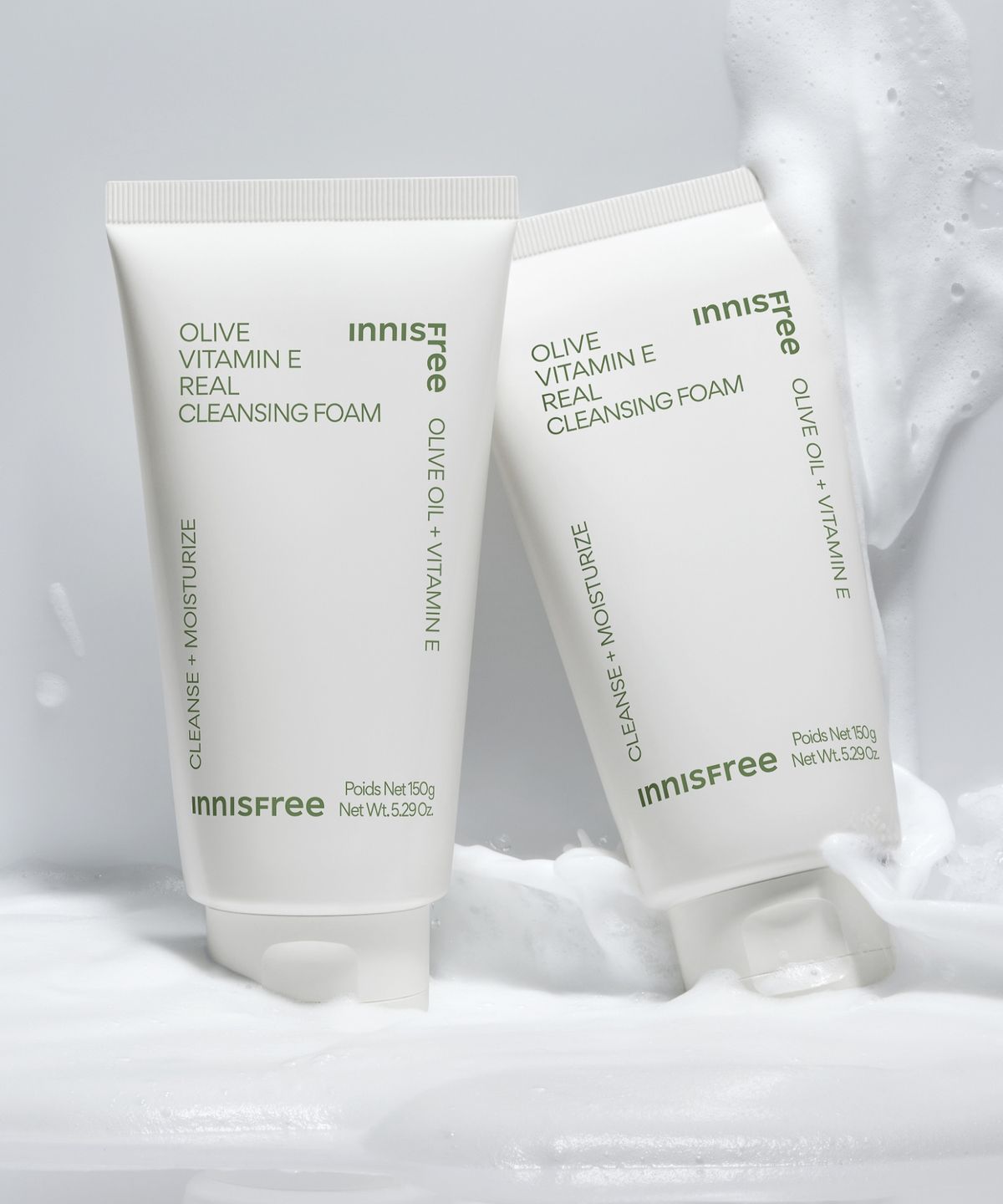 이니스프리(INNISFREE) 올리브 비타민 E 리얼 클렌징 폼 150g 2개