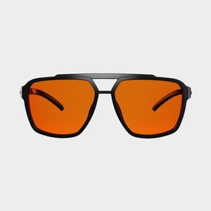 FOREST 스포츠 선글라스(샤이니블랙 오렌지틴트)