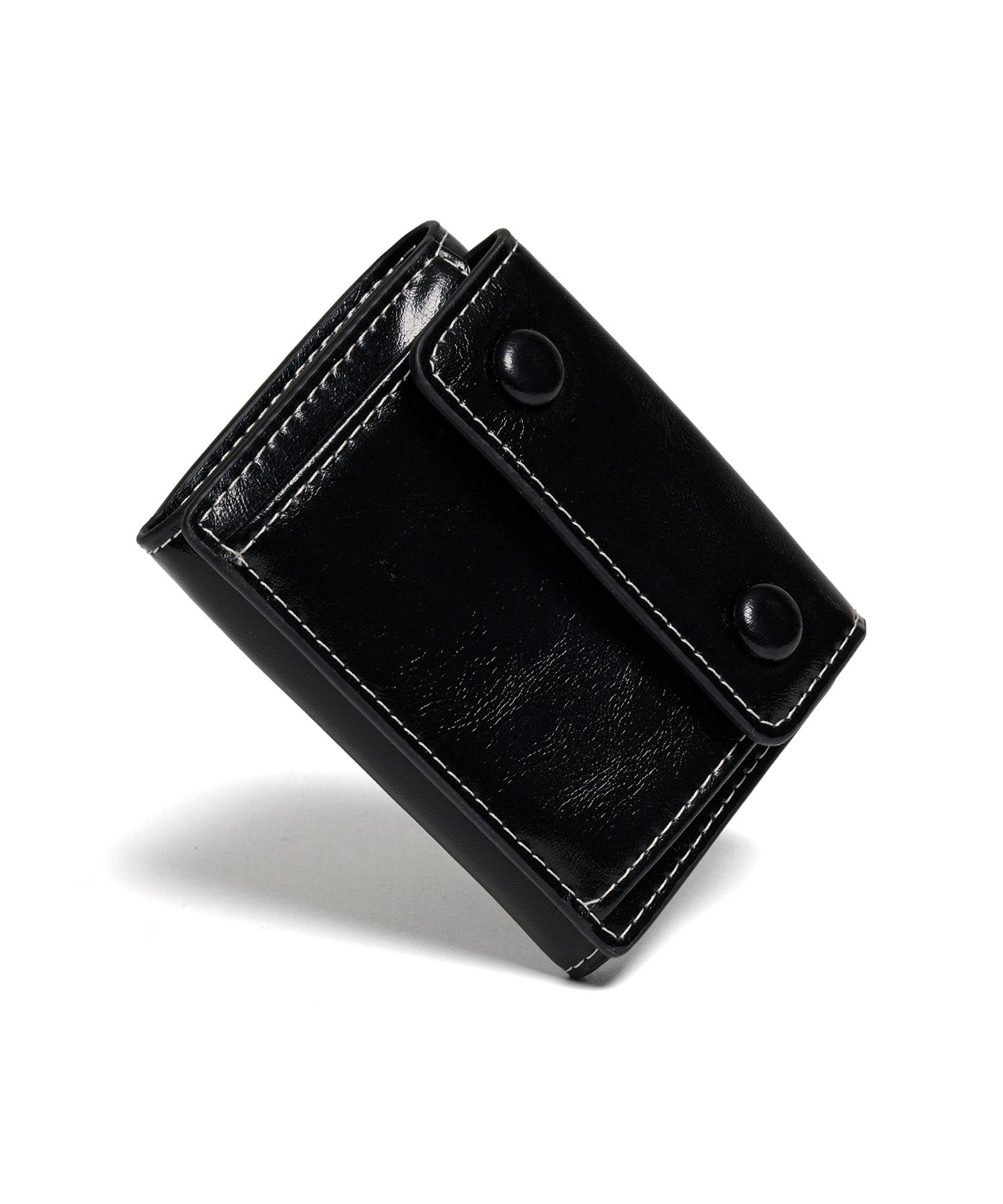★lemasque★ Dot Pocket Coin Zipper Bill Card Wallet Black L MUSINSA | LEMASQUE Dot pocket 3-fold half wallet coin bill