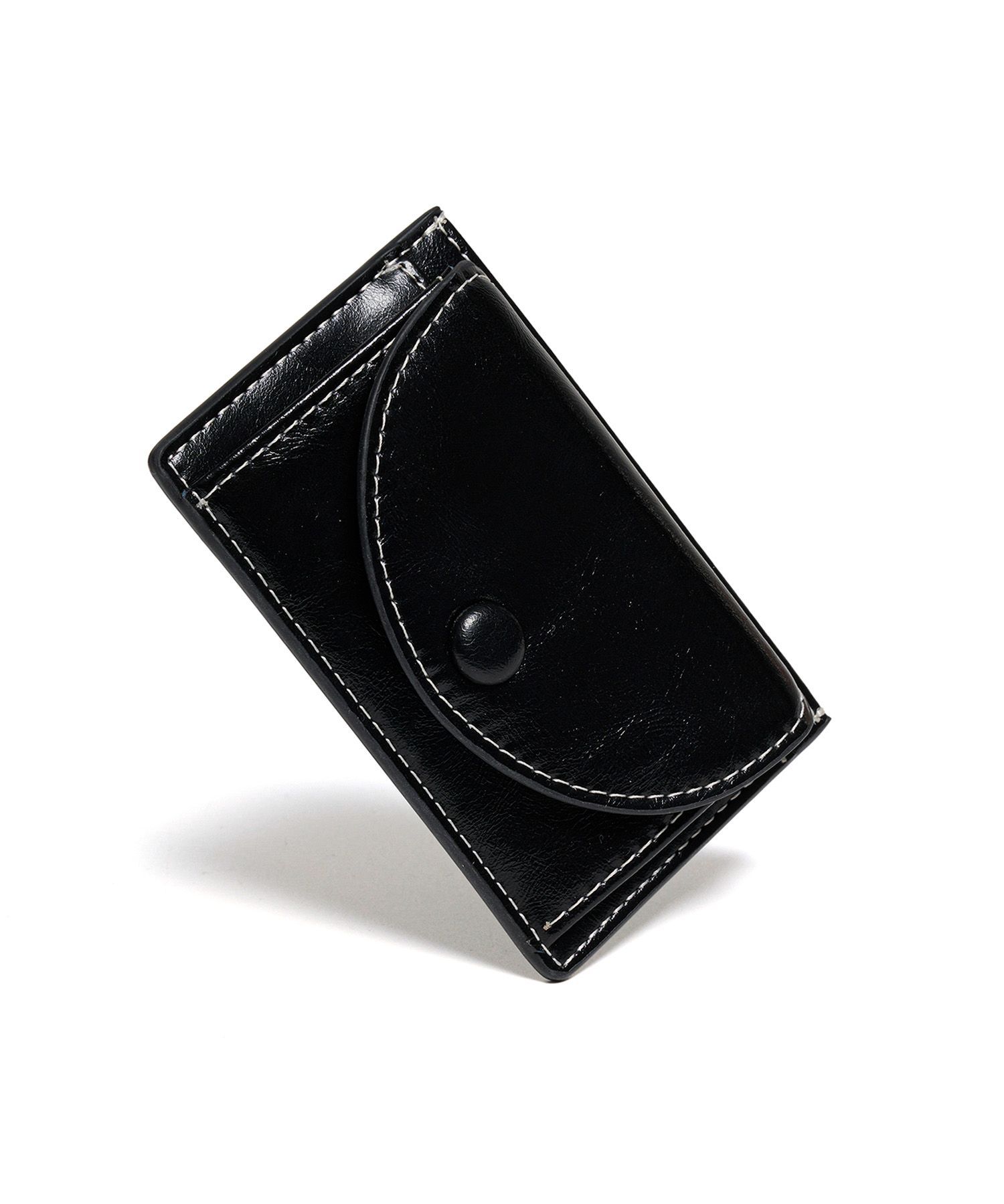 ★lemasque★ Dot Pocket Coin Zipper Bill Card Wallet Black L MUSINSA | LEMASQUE Dot pocket 3-fold half wallet coin bill