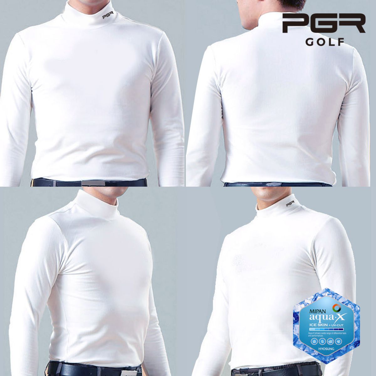 피지알(PGR) 이너 티셔츠 화이트 GT-3227-1