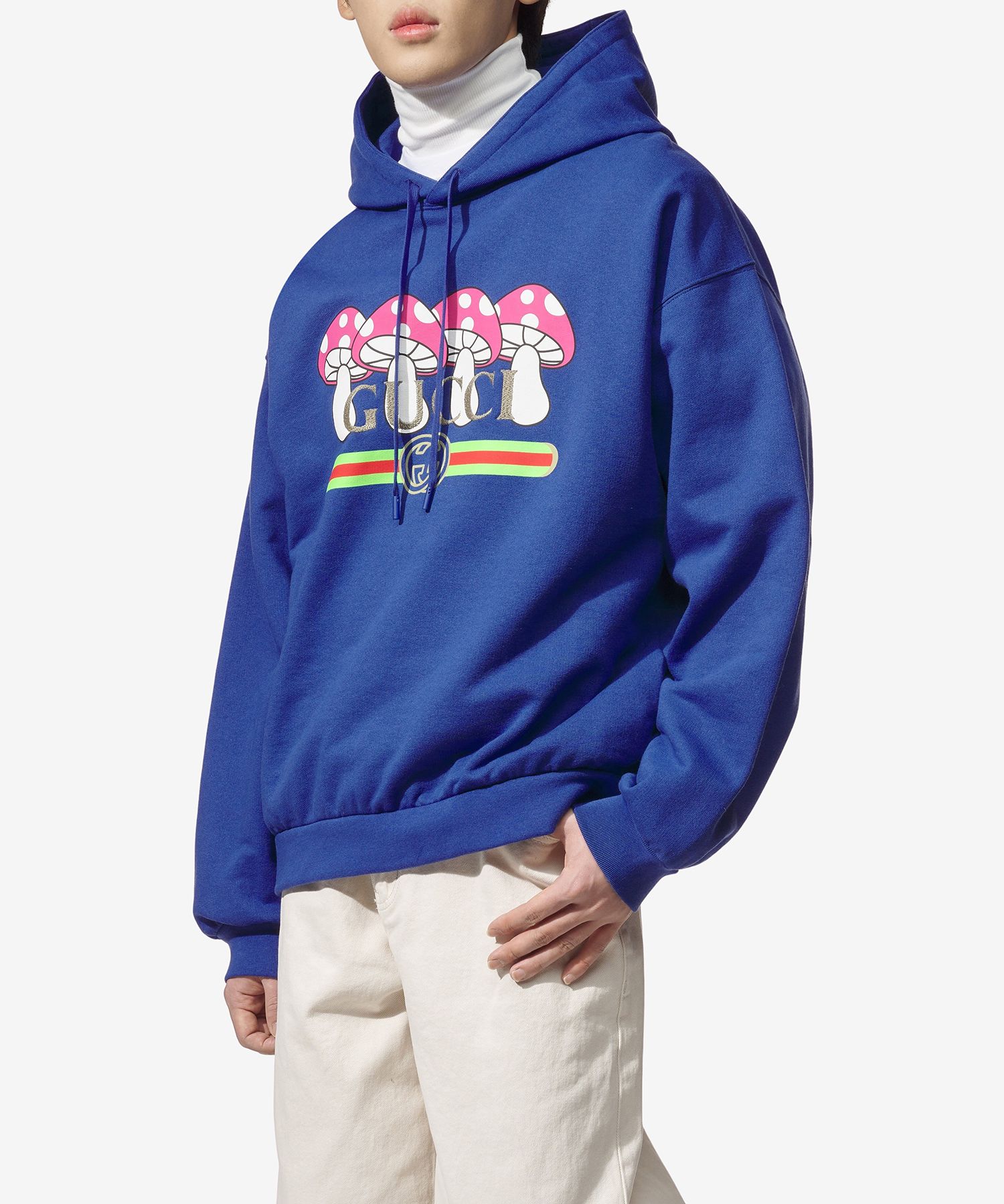 MUSINSA公式 | GUCCI マッシュルーム GGロゴプリントフードパーカー 