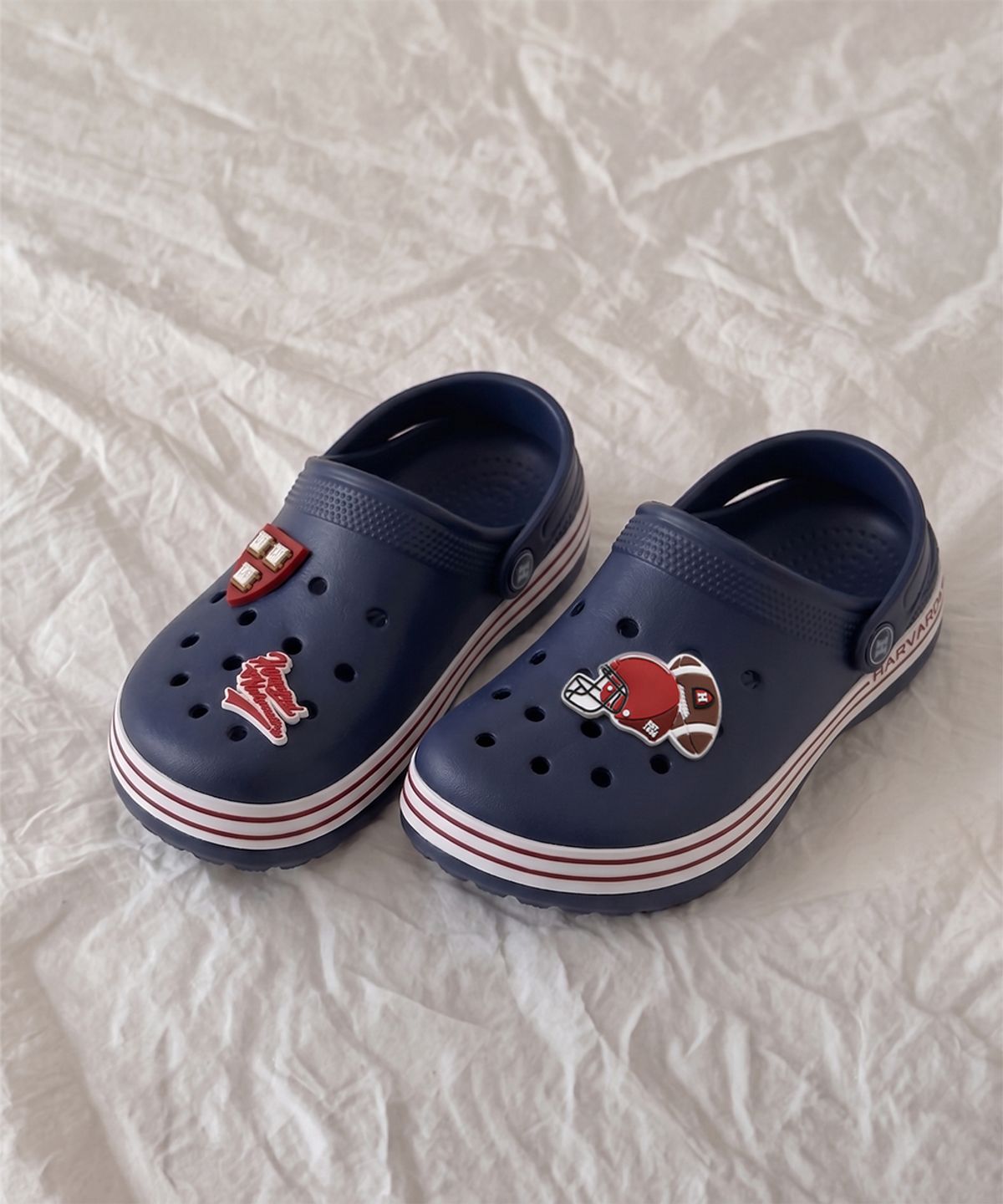 하버드슈즈 키즈(HARVARD SHOES KIDS) 카론 키즈 EVA 샌들 슬리퍼 네이비