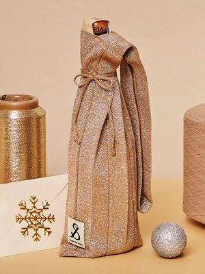 Lucky Pleats Knit Starry Wine Bag (ALL)