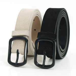 소가죽 남성 수동 슬림 벨트 MFB207