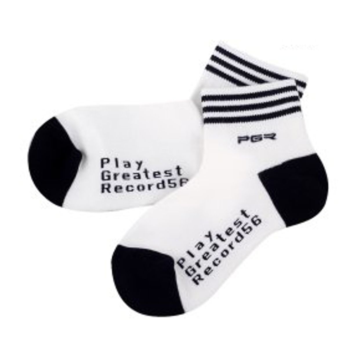 피지알(PGR) [5PACK]베이직 삭스 화이트 PGS-840
