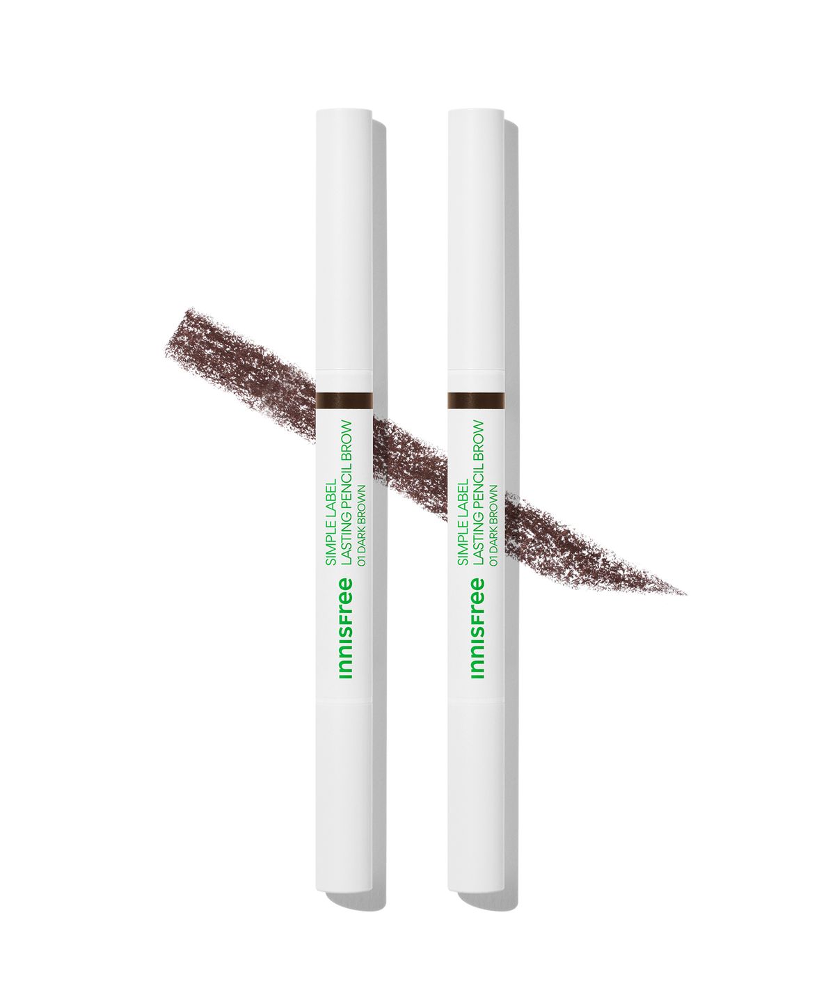 이니스프리(INNISFREE) 심플라벨 래스팅 펜슬 브로우 0.15g 2개 (4종 택1)