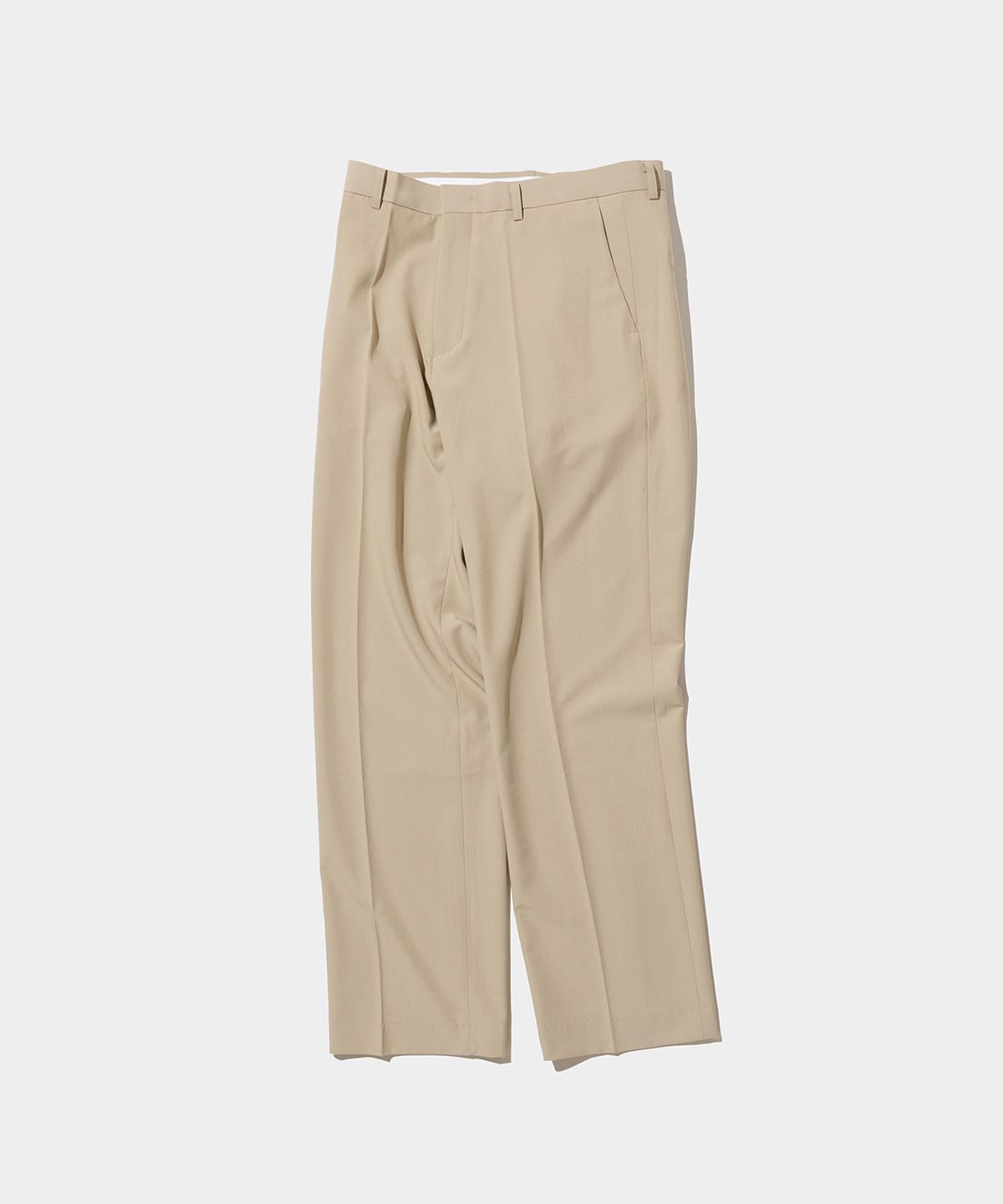 스탠드먼츠(STANDMENTS) COMFORT WIDE TROUSERS BEIGE
