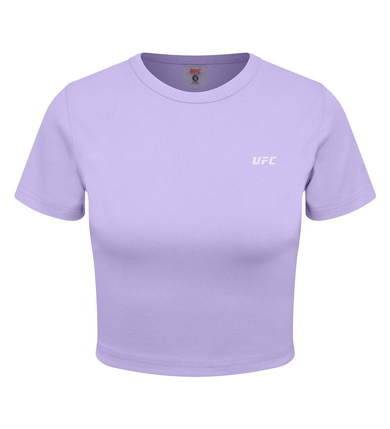 UFC 우먼스 피지컬 크롭핏 반팔 티셔츠 라이트바이올렛 U2SSV2233LV